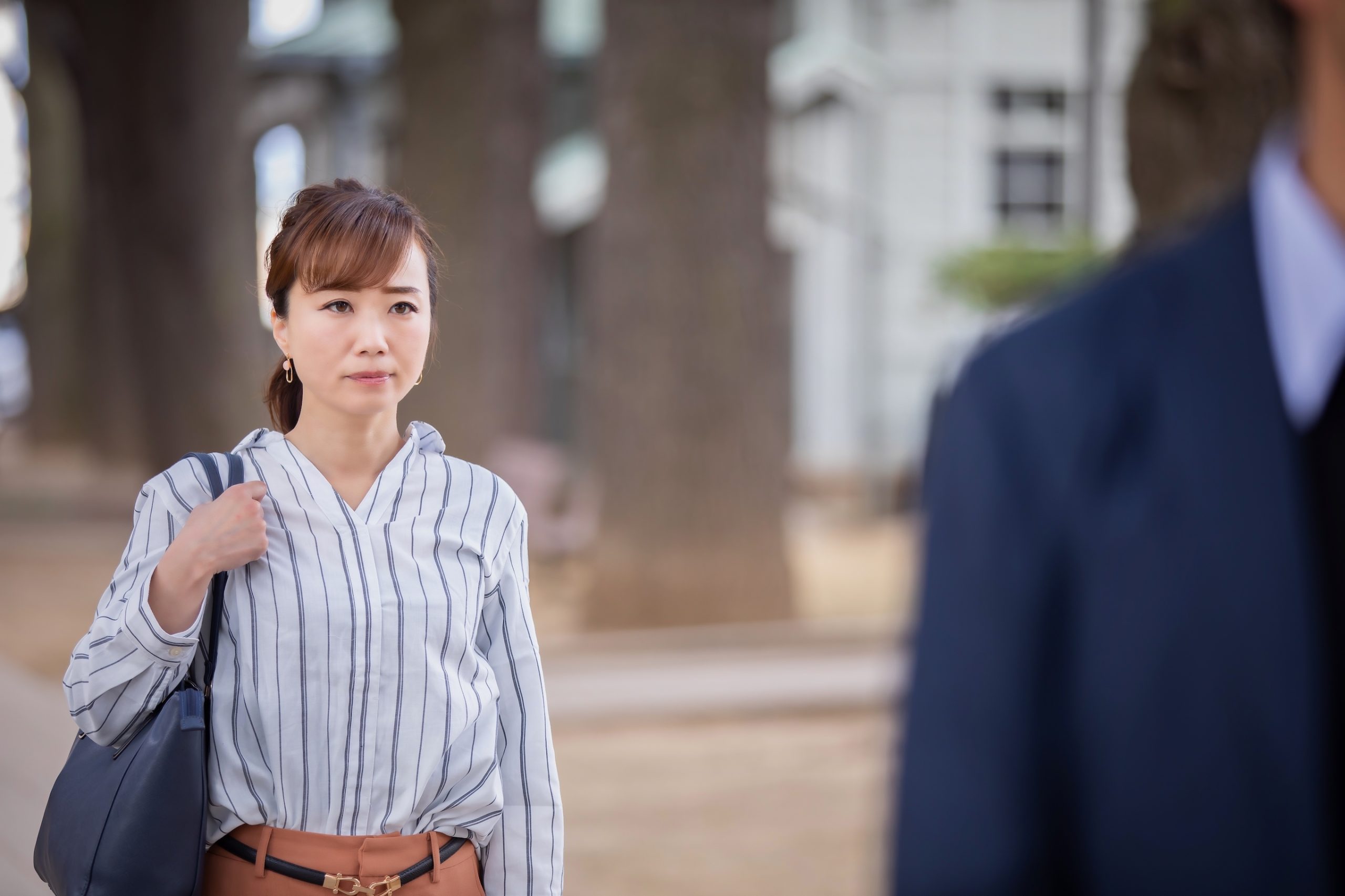 別れを告げられた女性